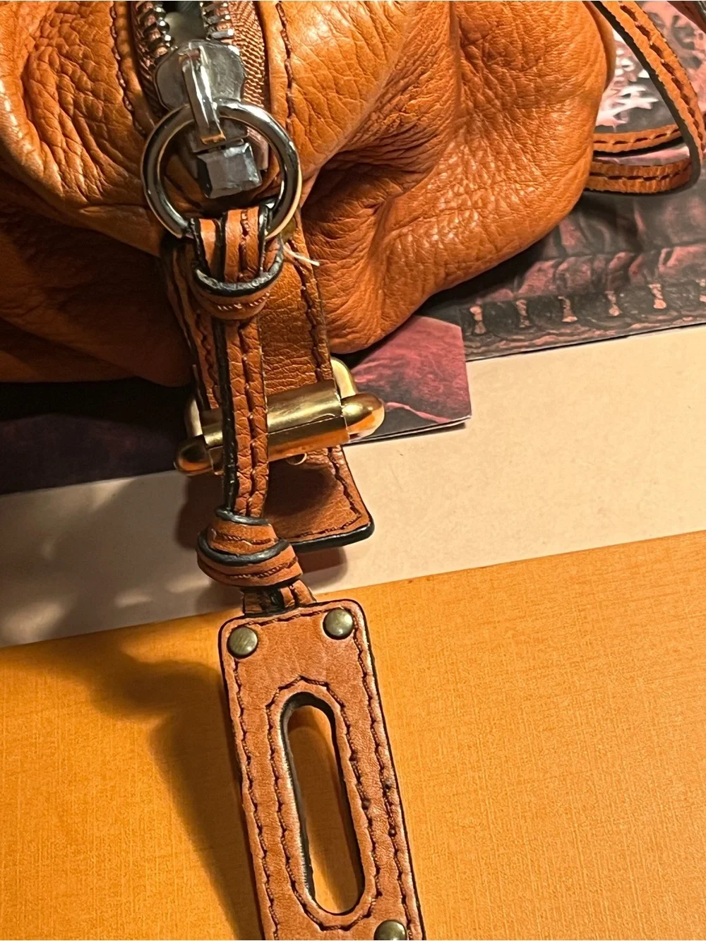CHLOE PADDINGTON Leather Slouch Shoulder Bag (LOCK & KEY ) ICONIC Early 2000s 🤎 - Picture 5 of 16